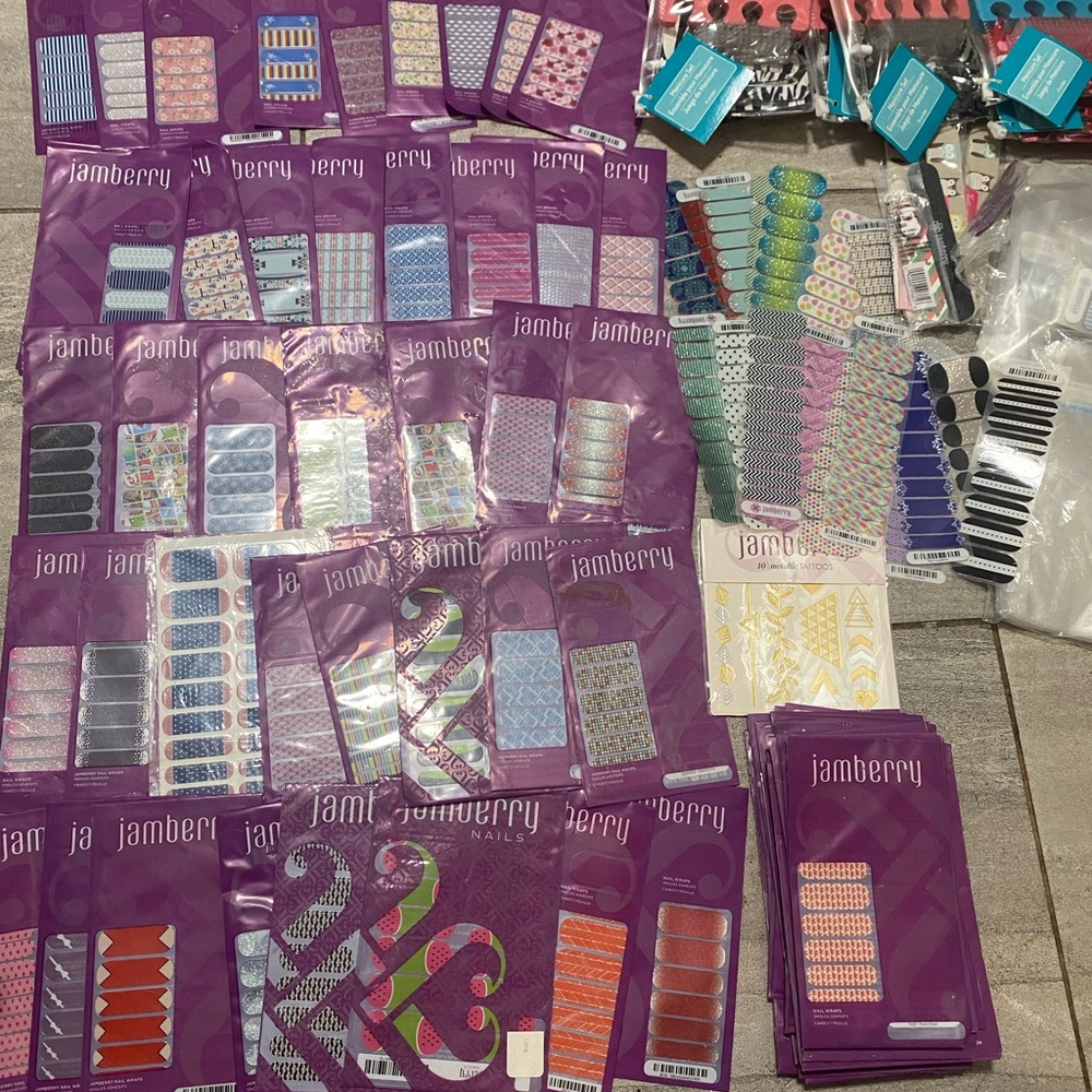 HUGE Jamberry lot- take it all!